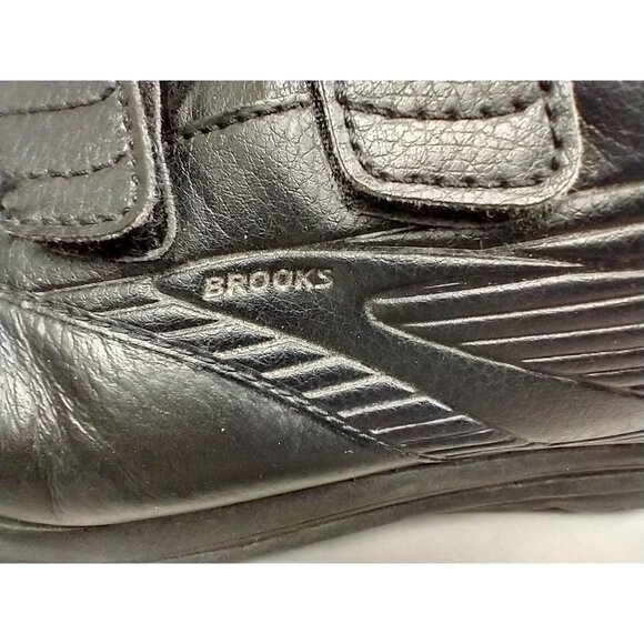 Brooks Addiction Shoes Walking Leather Work Mens 10 2E Wide Vasyli Orthotics - Picture 14 of 16
